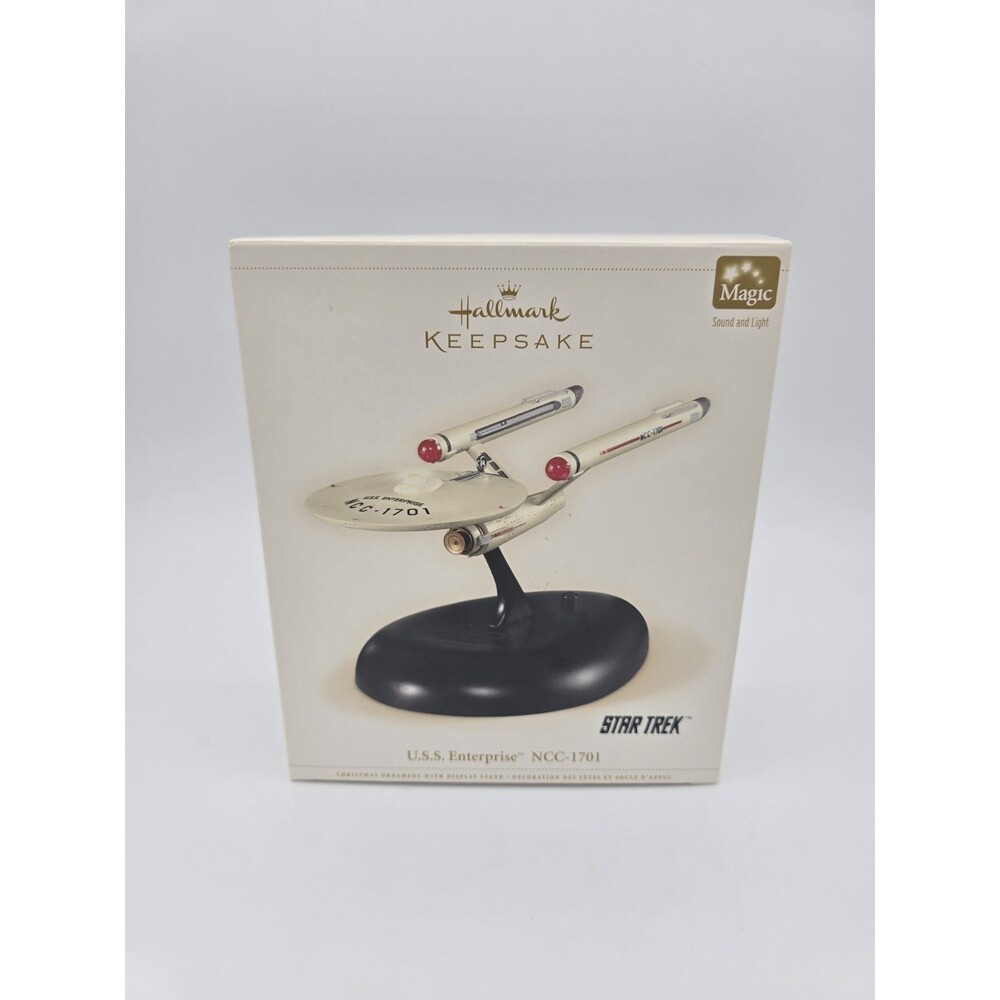 2006 Hallmark Keepsake Star Trek U.S.S. Enterprise NCC-1701 Ornament - CIB